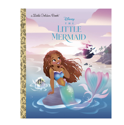 the little mermaid golden book black girl magic
