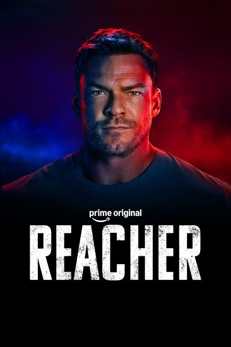 top shows on Amazon prime photo of alan ritchson as Jack Reacher